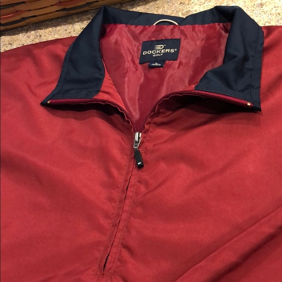 Dockers Golf Partial Zip Pullover  - Size Large - Picture 3 of 16